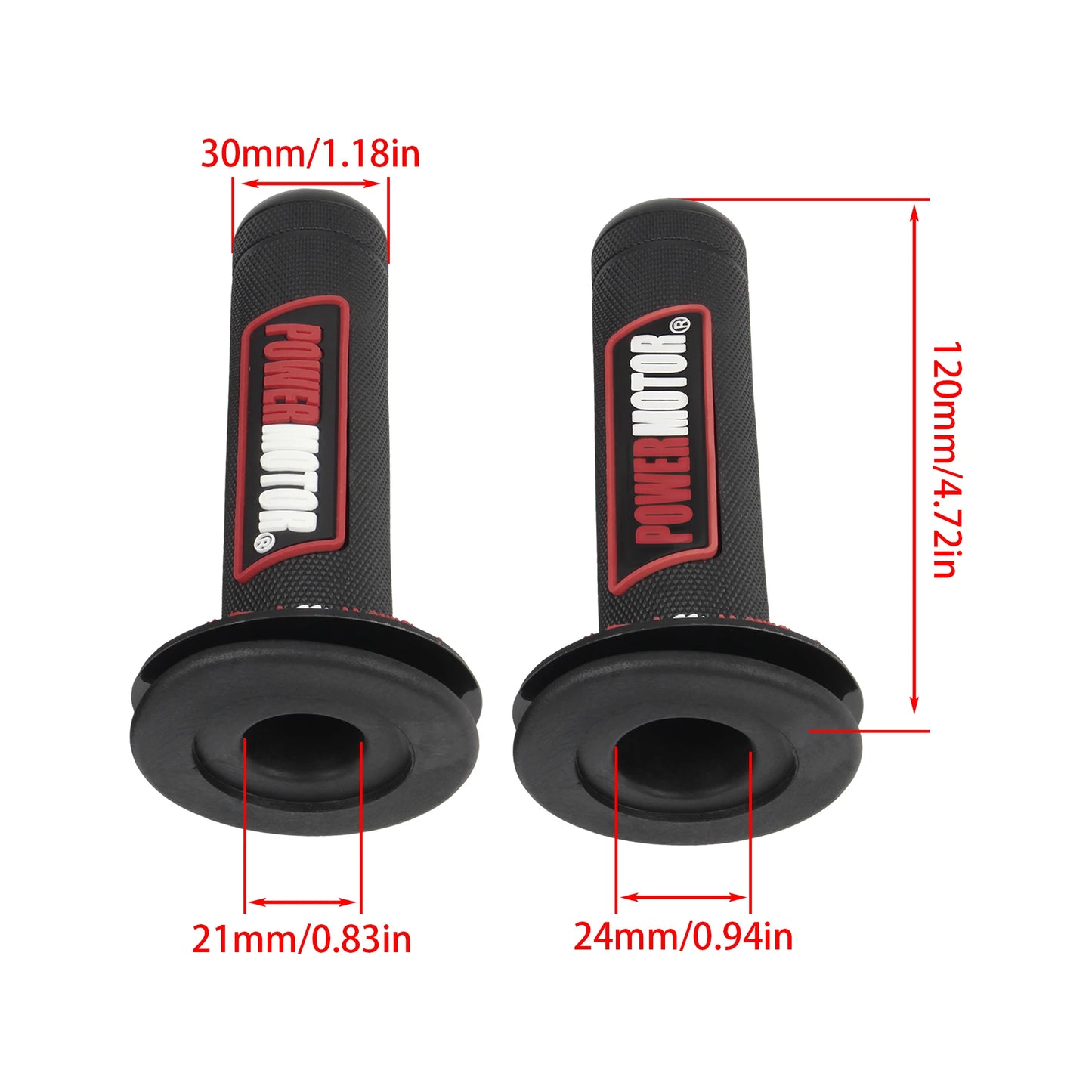 Motorcycle Motorbike 7/8" 22mm Handle Grips Universal Handlebar Rubber Gel Hand Grip Brake Motocross Dirt Pit Bike