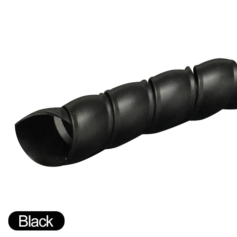 1/5/10Meters 8mm-40mm Wire Protector Cable Sleeve Cover Tube Line Organizer Pipe Protection Flexible Spiral Wrap Winding Cable