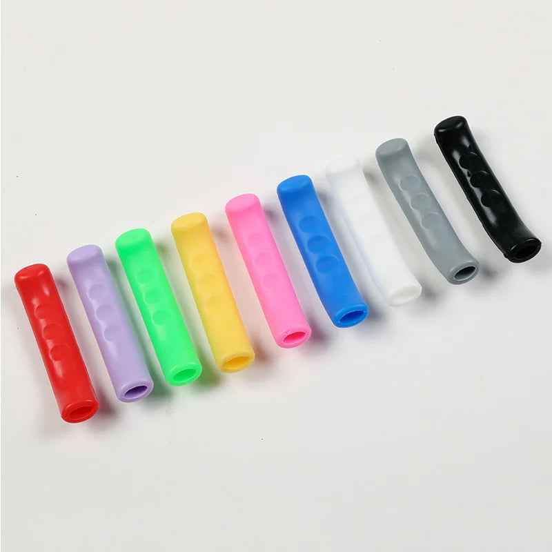 2pcs Bicycle Grips Bicycle Brake Handle Silicone Cover Mountain Bike Protective Rubber Handlebar Grips Cover Bicycle Accessories