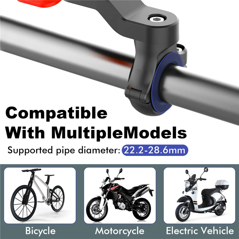 Motorcycle Bicycle Phone Holder Cellphone Stand Adjustable Bike Support MTB Bike Handlebar Smartphone Holder Bicycle Accessories