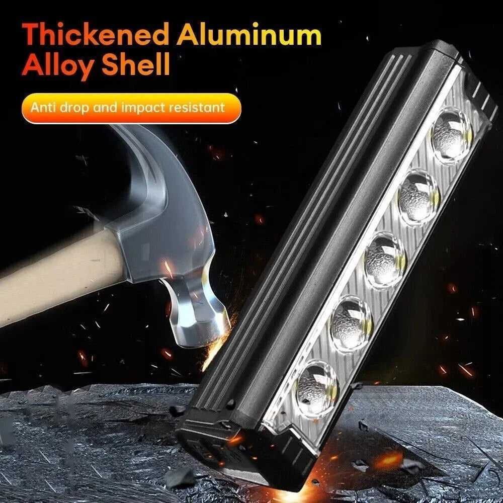 Ebike Conversion Kit Waterproof Led Light Rechargeable Bike Light High-Power Led Lighting Bar For Night Cycling Road