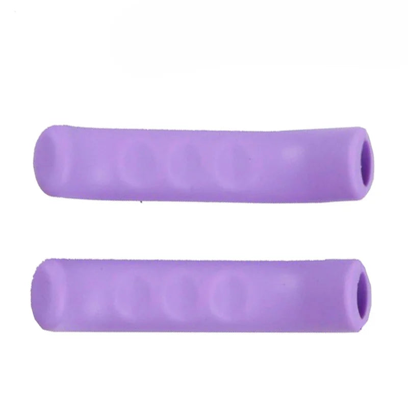 2pcs Bicycle Grips Bicycle Brake Handle Silicone Cover Mountain Bike Protective Rubber Handlebar Grips Cover Bicycle Accessories
